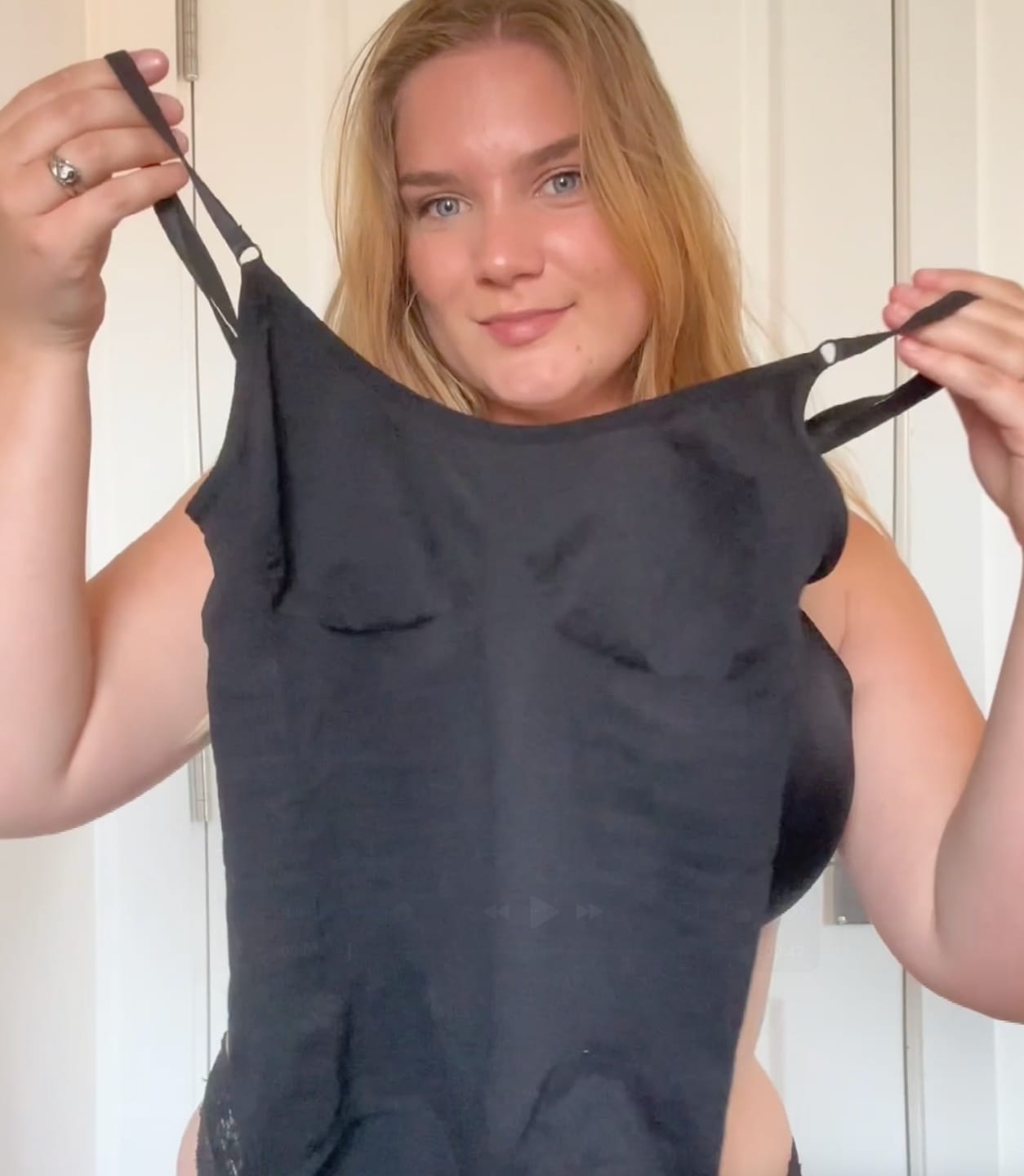 Customer photo review of Brief Bodysuit Shapewear (Braun)