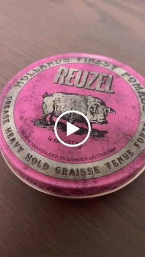 Customer video review of Reuzel Pink Heavy Hold Pomade