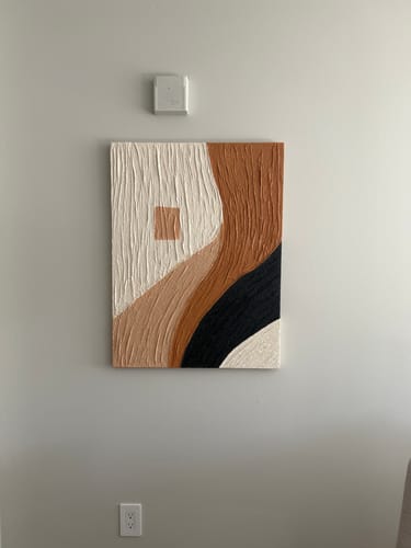 Customer review photo for Plaster Art Texture Painting #TX004