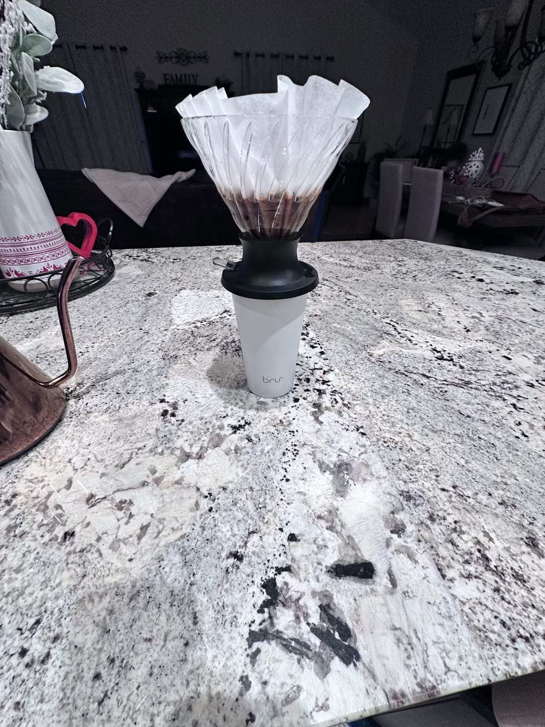 Customer photo review of bru Ceramic Travel Mug