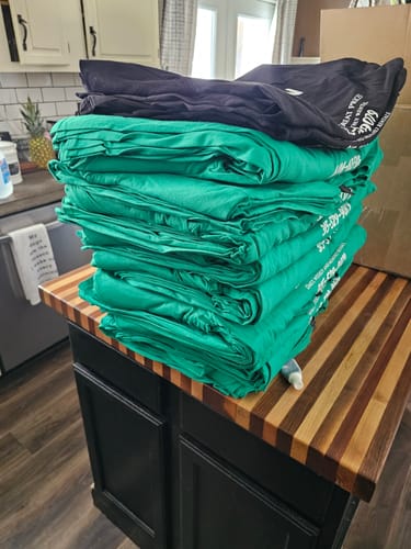 Customer photo review of Gildan Softstyle® 64000 T-Shirt Package (100 Pieces)