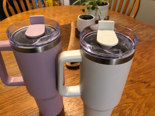 Customer photo review of 40 oz Atlas Tumbler w/Topper