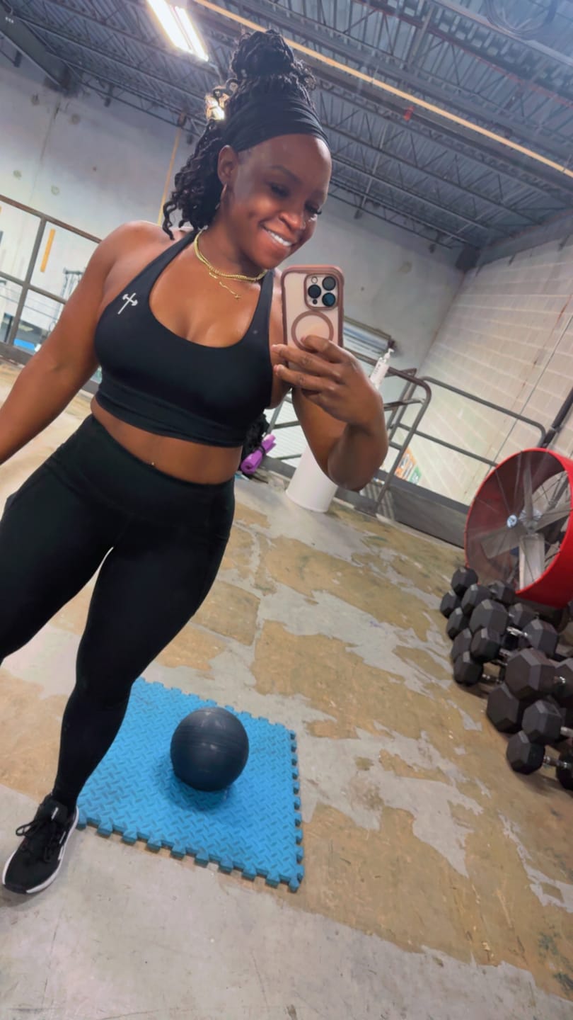 Customer photo review of Essential Sports Bra