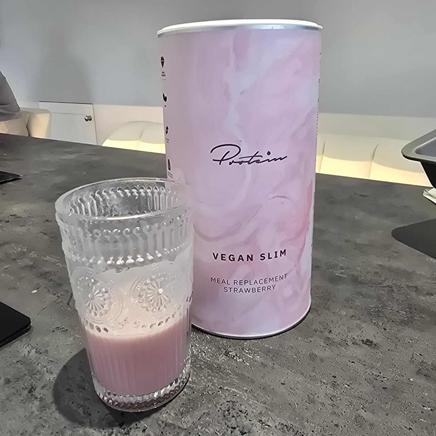 Customer photo review of Vegan Slim Meal Replacement