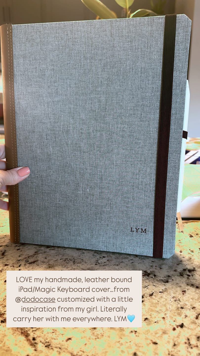 Customer photo review of Magic Keyboard Case | Leather Bound