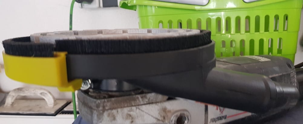 Customer photo review of #4 FANZTOOL Diamantschleiftopf 180 mm + Absaughaube für Winkelschleifer Betonschleifer