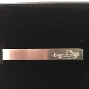Customer photo review of Custom Engraved Tie Clip, Photograph of Handwriting or Text