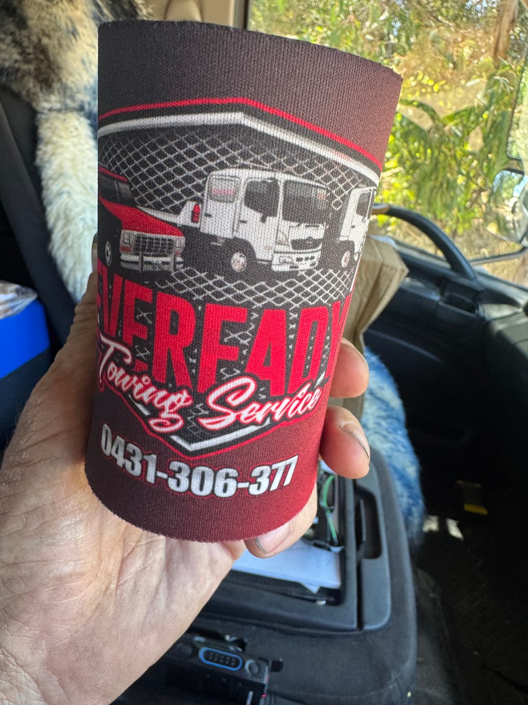 Customer photo review of 20 Custom Stubby Holders