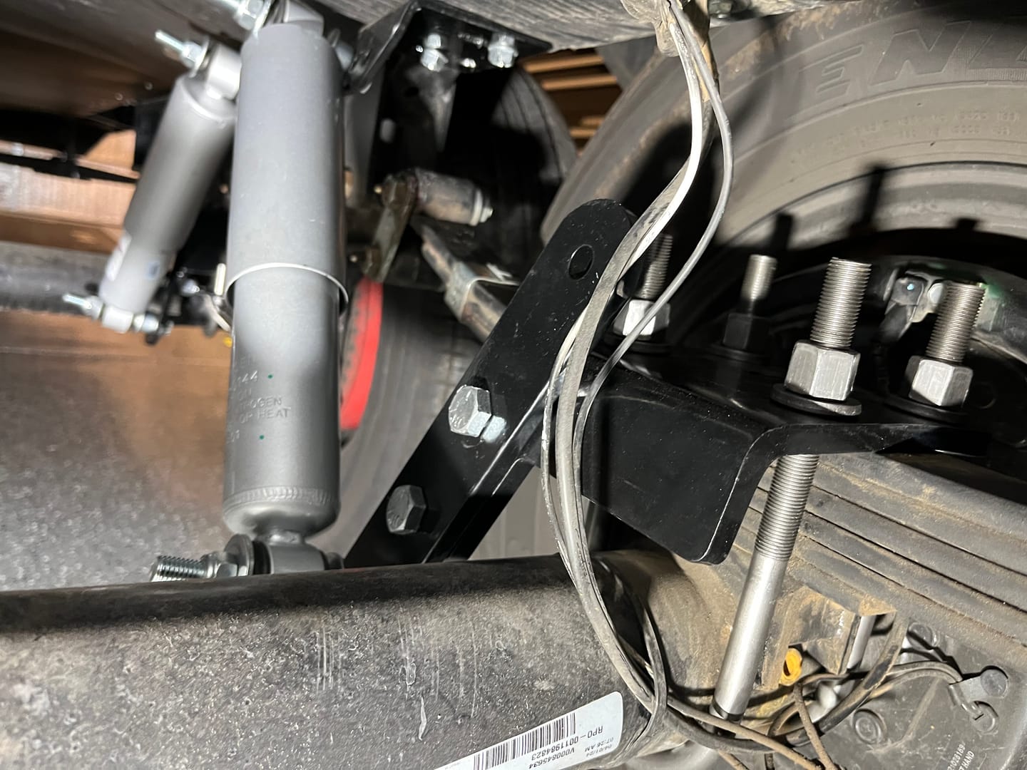 Customer photo review of 1/2 Inch Diameter U-Bolts - Round Bend