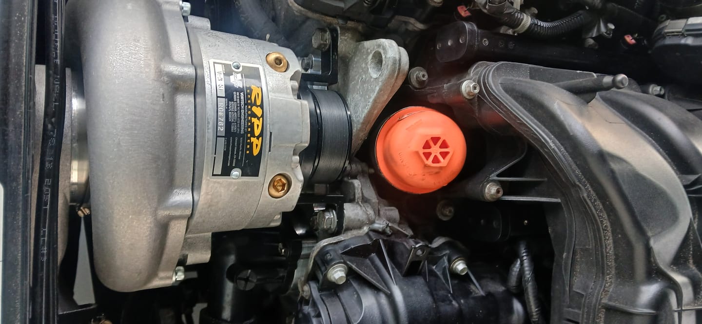 Customer photo review of Vortech V3 Blower Oil Three-Pack 4-oz Bottles
