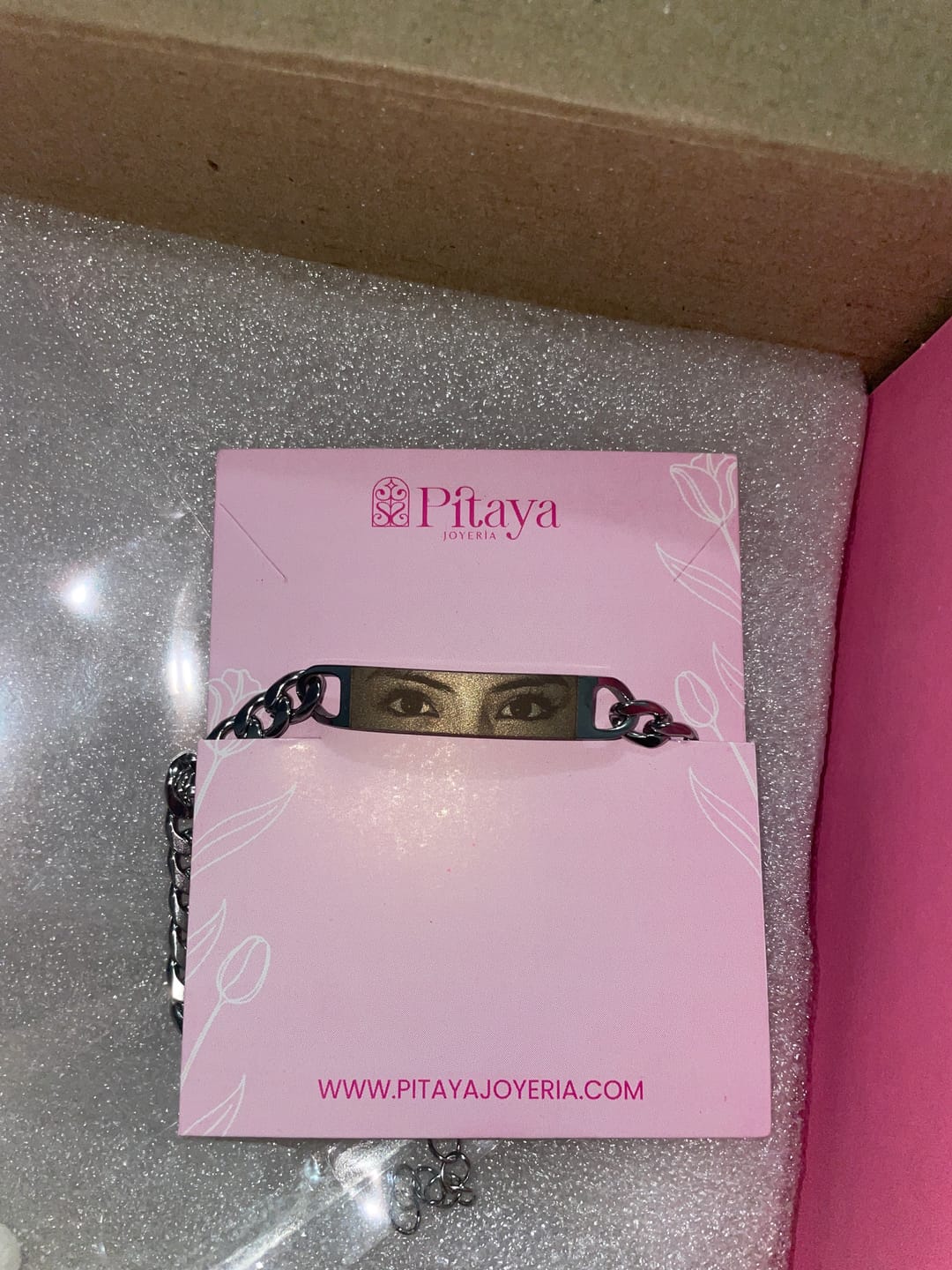 Customer photo review of Pulsera Eslabones Personalizada