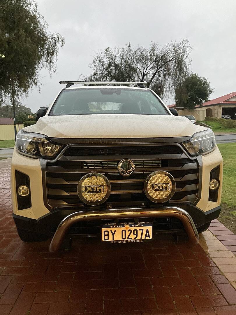 Customer photo review of Sensor Compatible Nudge Bar For SsangYong Musso 2018-2024 - UniUte