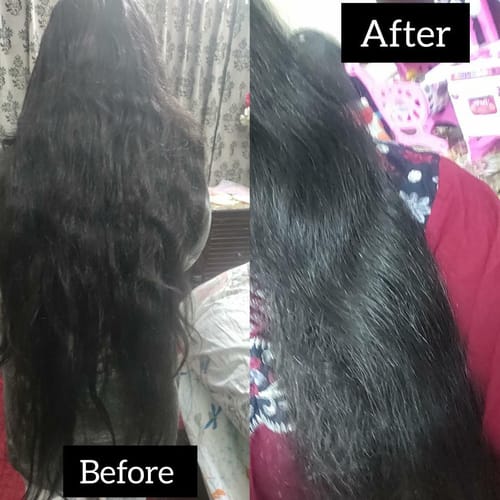 Customer photo review of HAIR REVIVER - Rice Protein Solid Shampoo