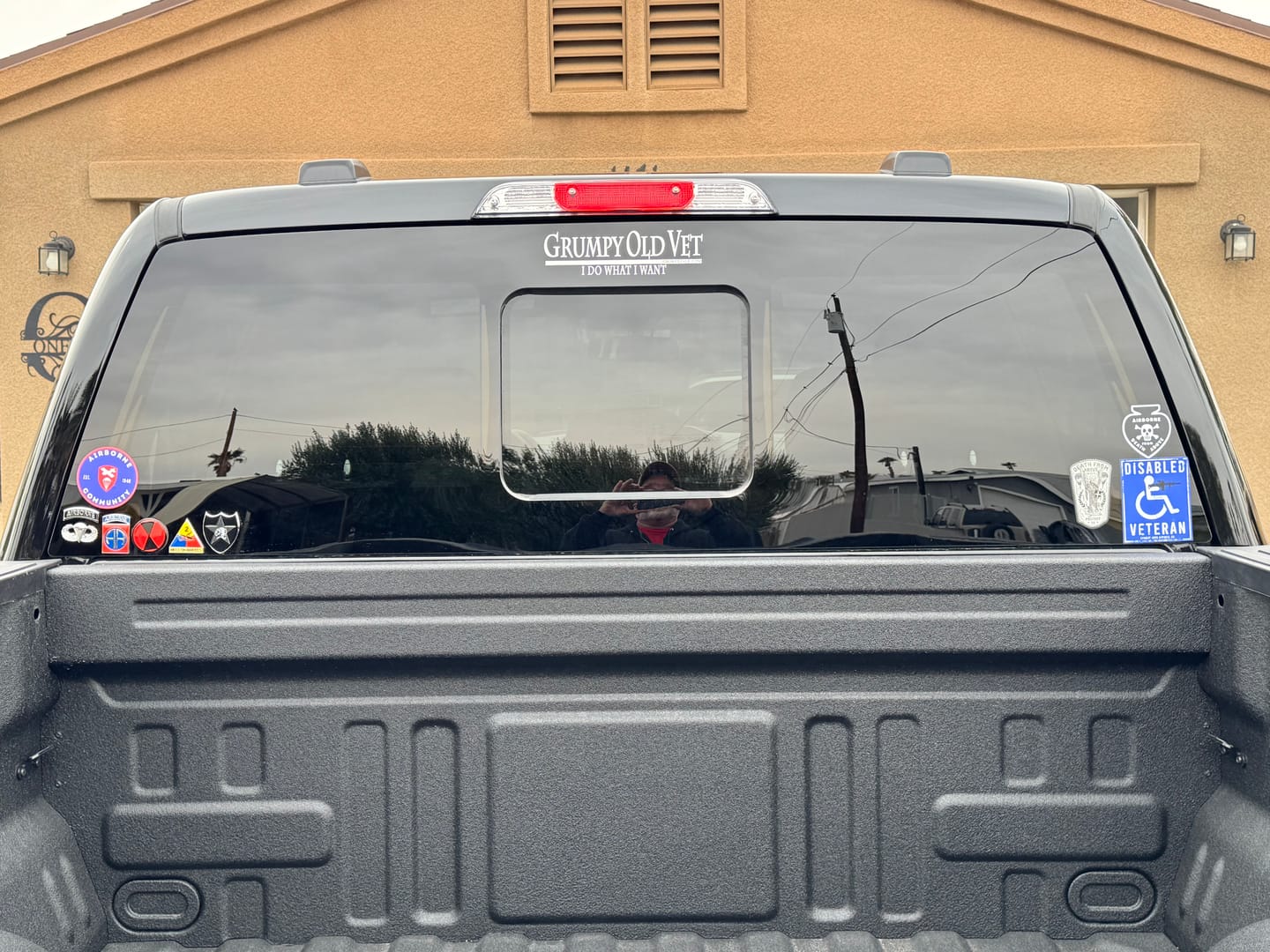 Customer photo review of Airborne Community Premium Sticker