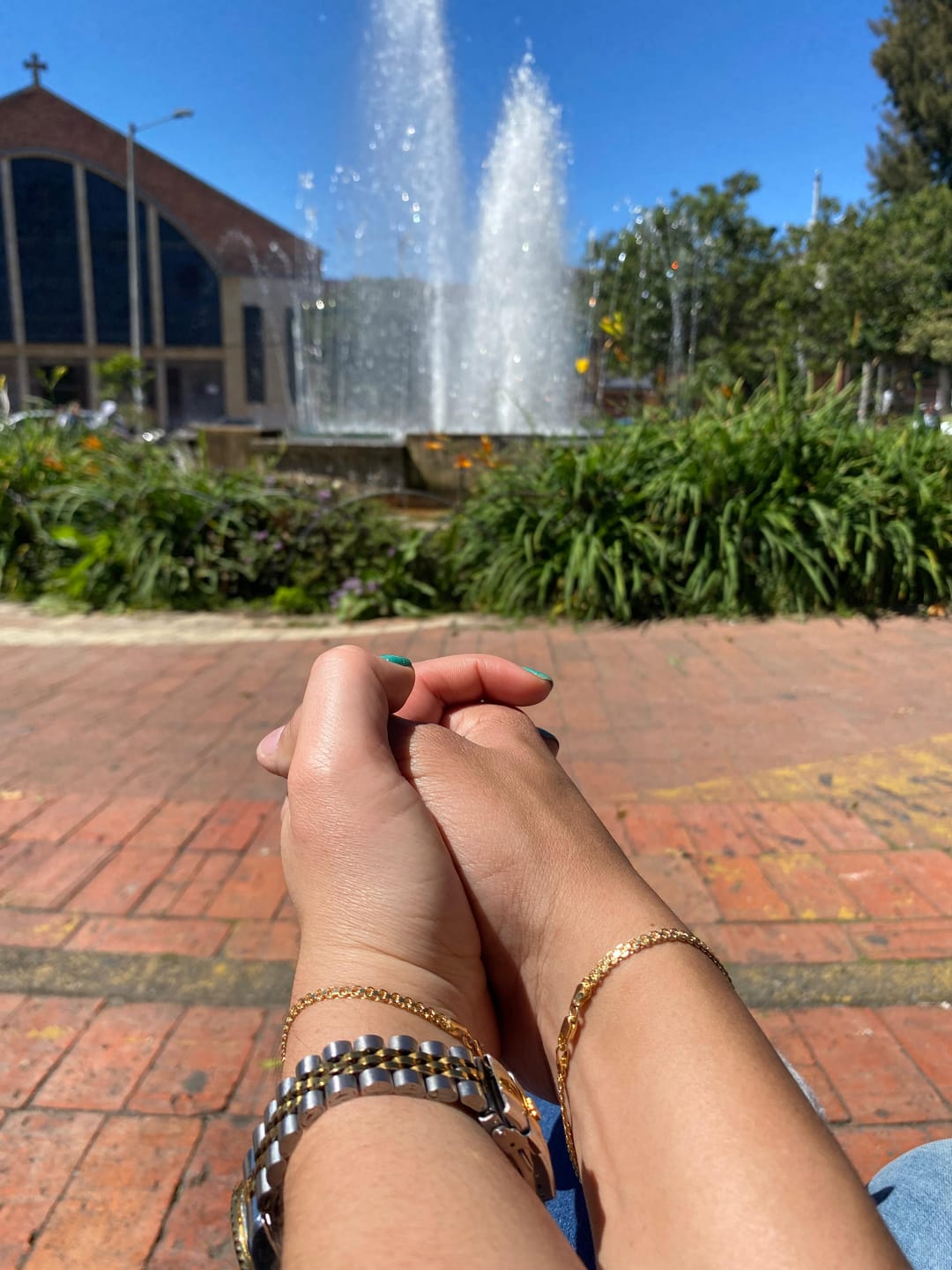 Customer photo review of Pulseras Bismarck en Oro laminado 18k Para Pareja