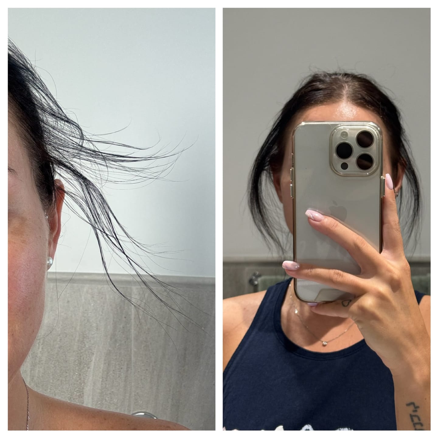 Customer photo review of DEEPLY ROOTED – Advanced Nutraceutical Hair Growth Formula