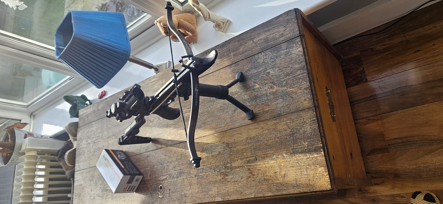 Customer photo review of Op-360 Extendable | Self Cocking | Crossbow 80lb