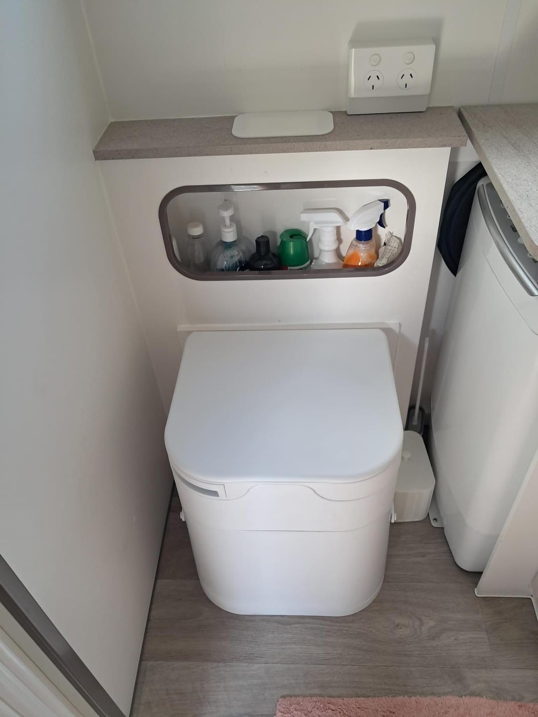 Customer photo review of OGO Origin Sleek Composting Toilet