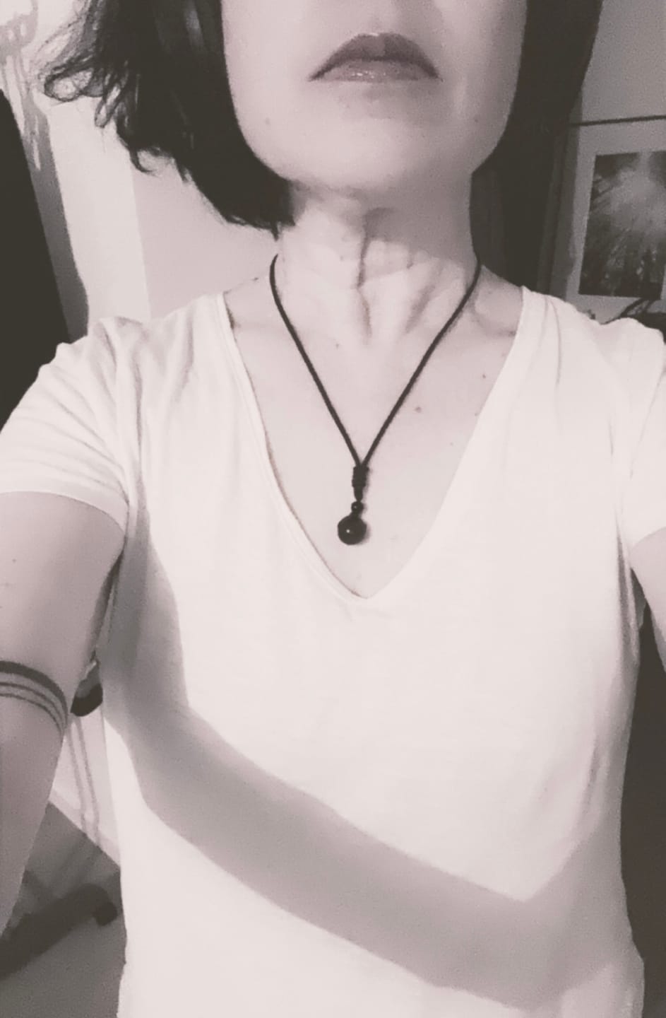 Customer photo review of Collier Obsidienne Oeil Céleste