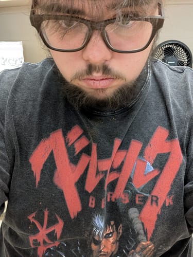 Customer photo review of BERSERK ACID WASH TEE