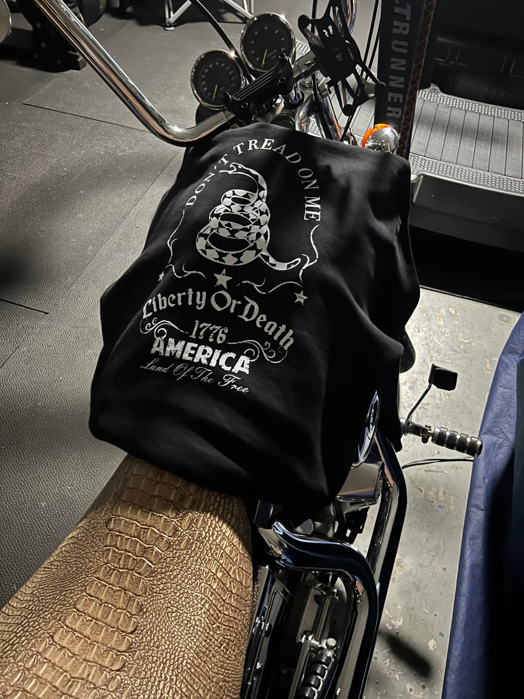 Customer photo review of Don't Tread On Me Hoodie