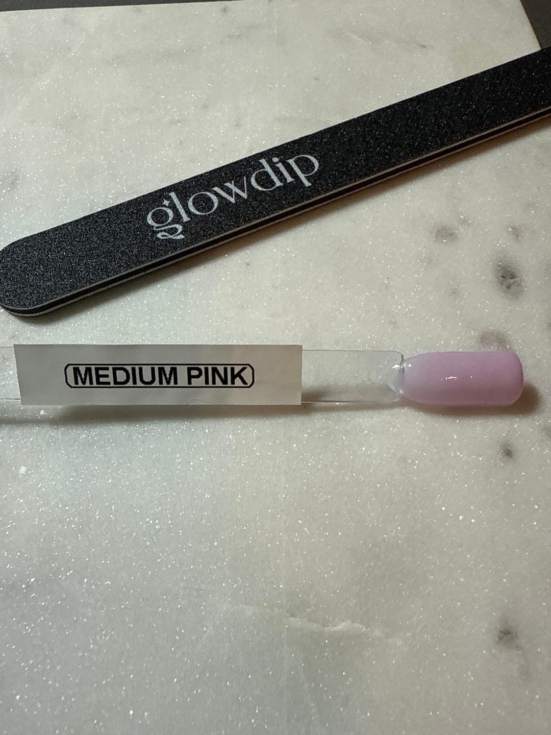 Customer photo review of Medium Pink Dipping Powder