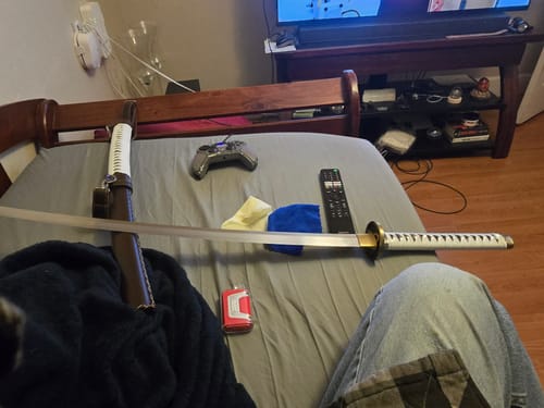 Customer photo review of Michonne’s Katana – The Walking Dead Sword Replica