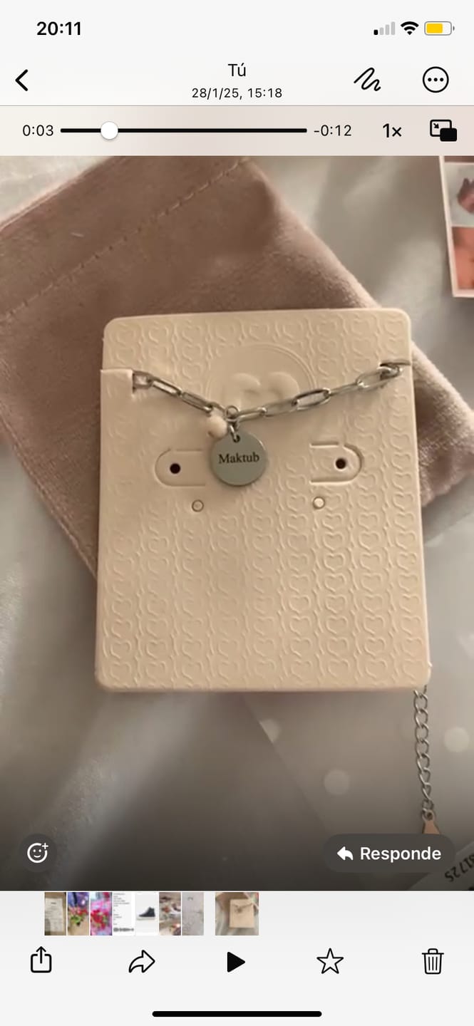 Customer photo review of Pulsera Alianza - Personalizable