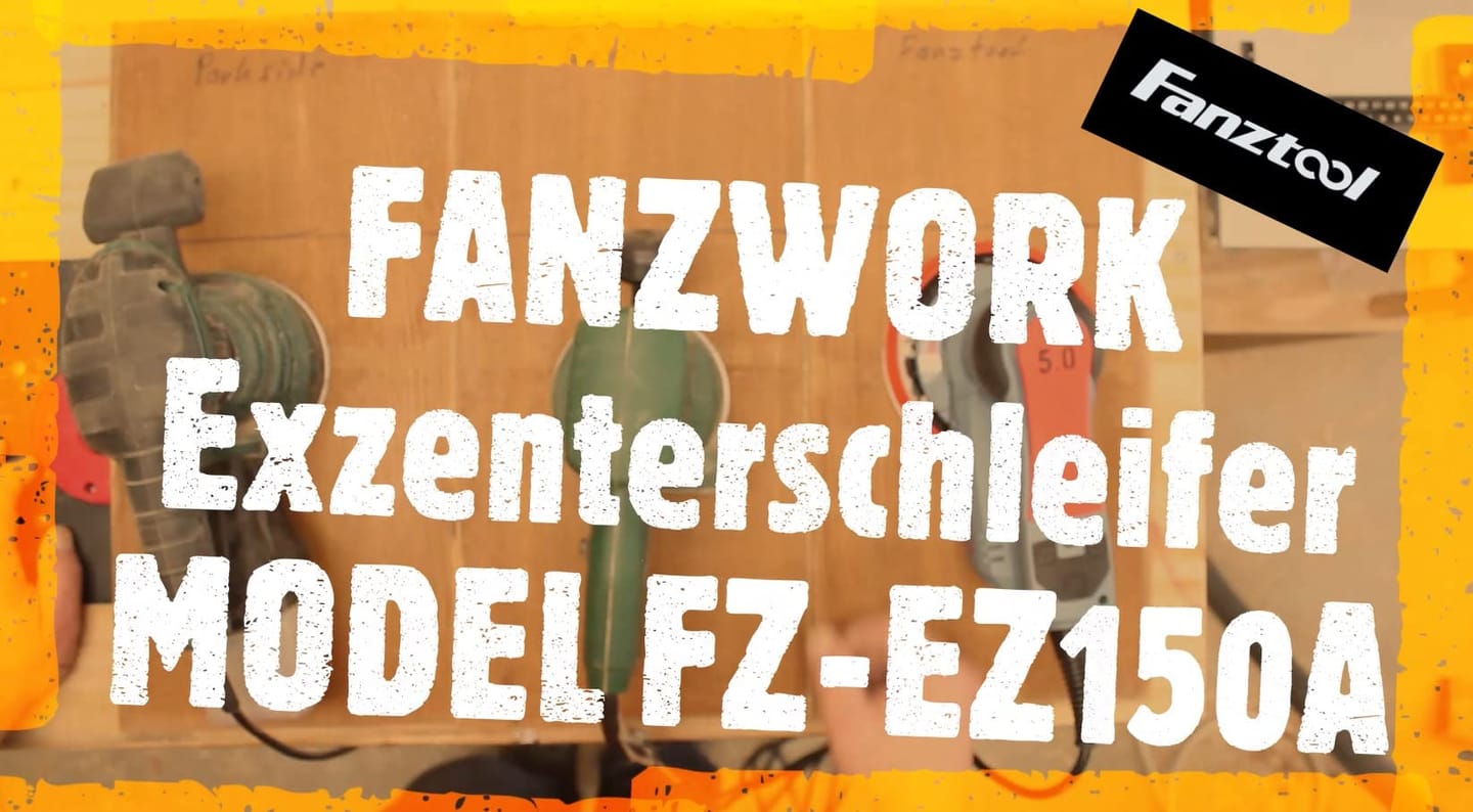 Customer photo review of 49E FANZWORK Exzenterschleifer 5mm Schleifhub mit 125/150 mm Schleifteller Klett. 350W bürstenlosen EC-Motor, inkl. Tragkoffer