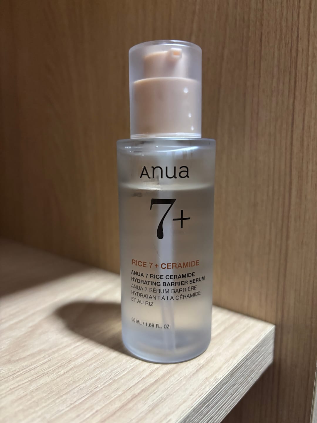 Customer photo review of 7+ Rice Ceramide Hydrating Barrier Serum