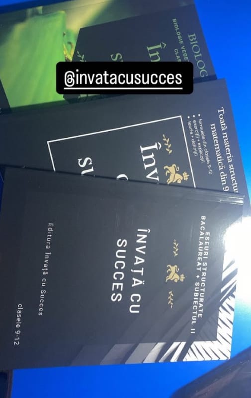 Customer photo review of Învață cu succes - Pachet Bacalaureat | Română + Matematică + Biologie 9-10