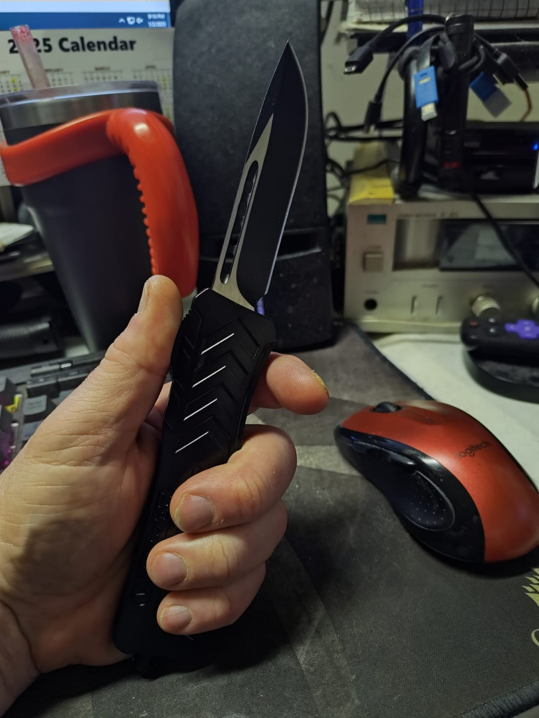 Customer photo review of 50% OFF Black VF-1 D/A OTF (Multiple Blade Styles Available)