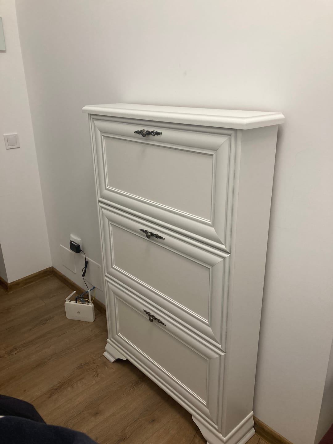Customer photo review of Pantofar IDENTO, alb, PAL, 80x20x123 cm