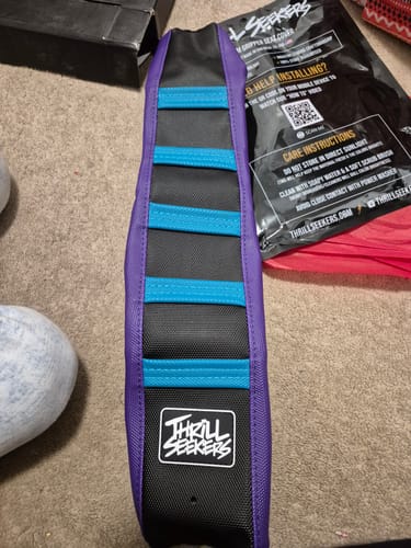 Customer photo review of Custom Seat Cover: 2018 KTM 65 SX
