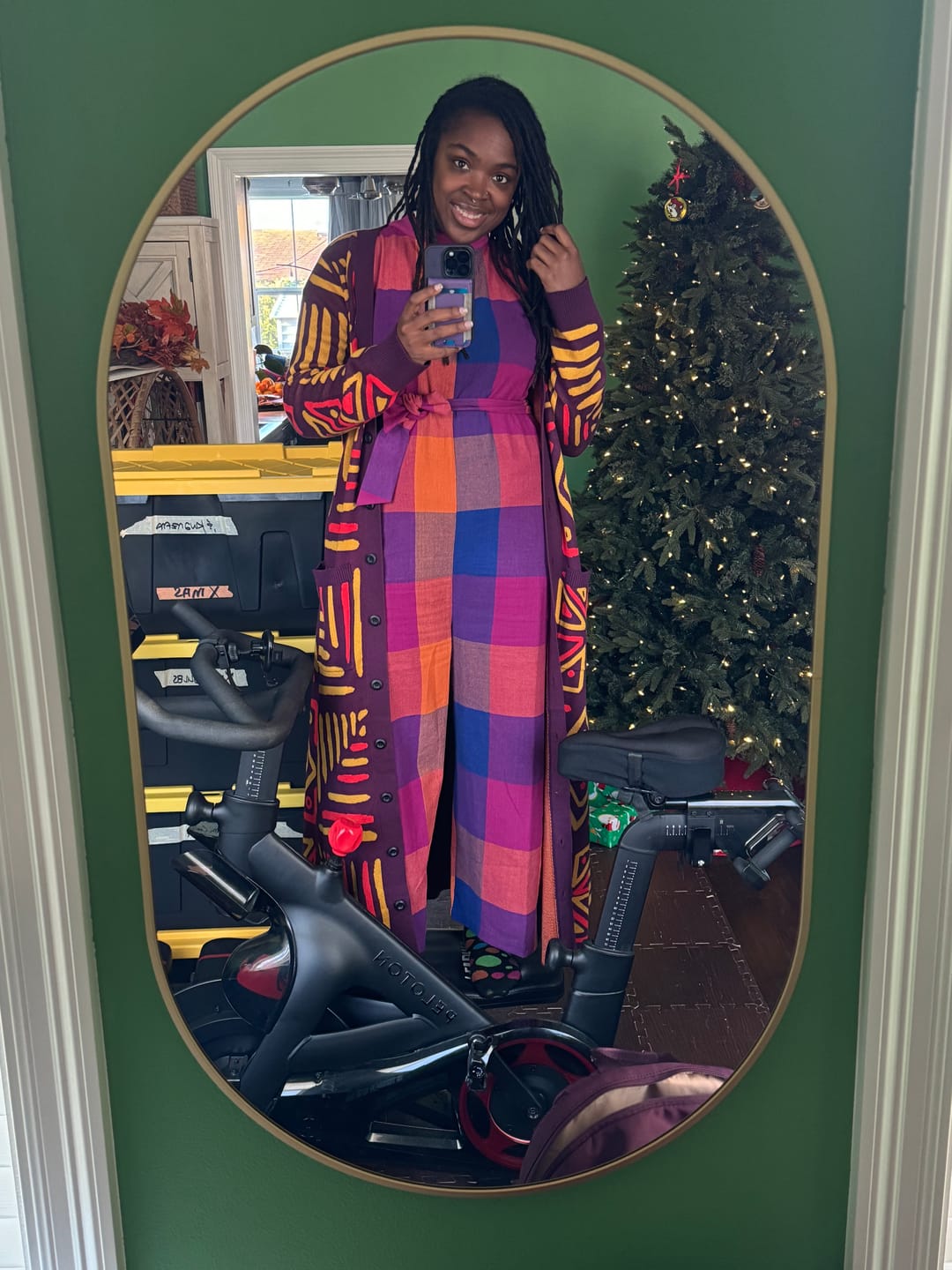 Customer photo review of COMFY JUMPER | AURORA CHEX