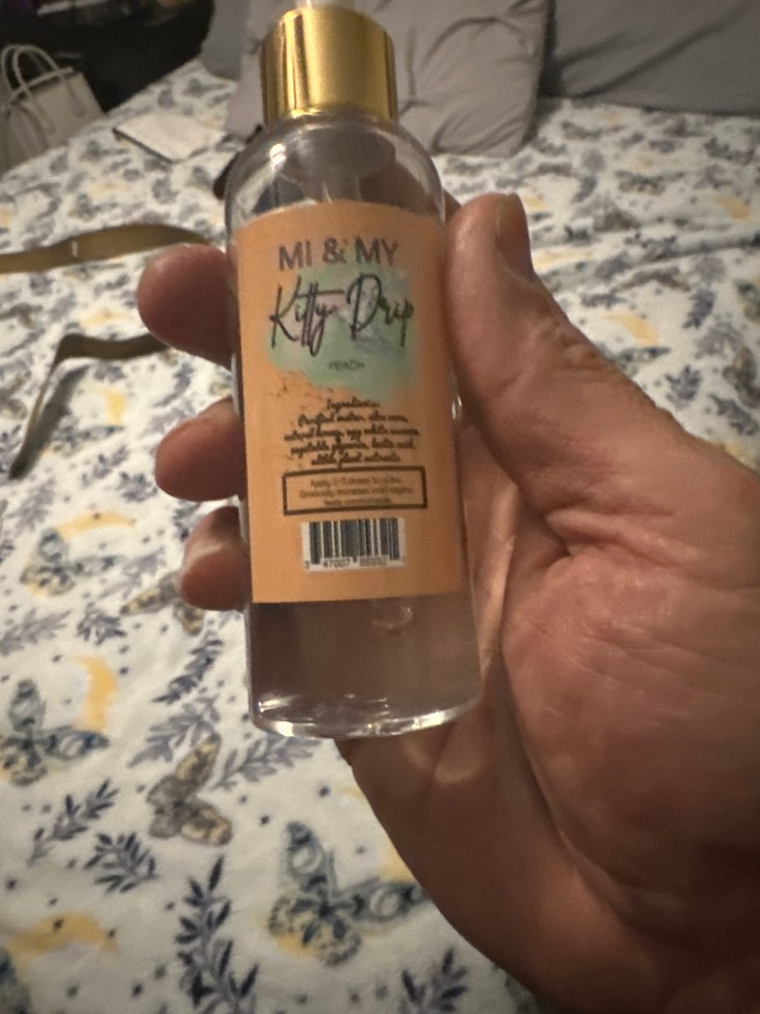 Customer photo review of Kitty Drip Peach