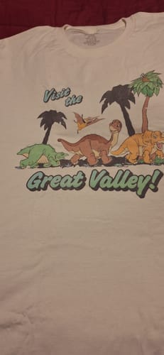 Customer photo review of Visit the Great Valley Land Before Time T-Shirt