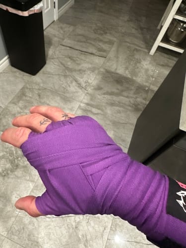 Customer photo review of ADULT LEGACY MEXICAN STYLE HANDWRAPS