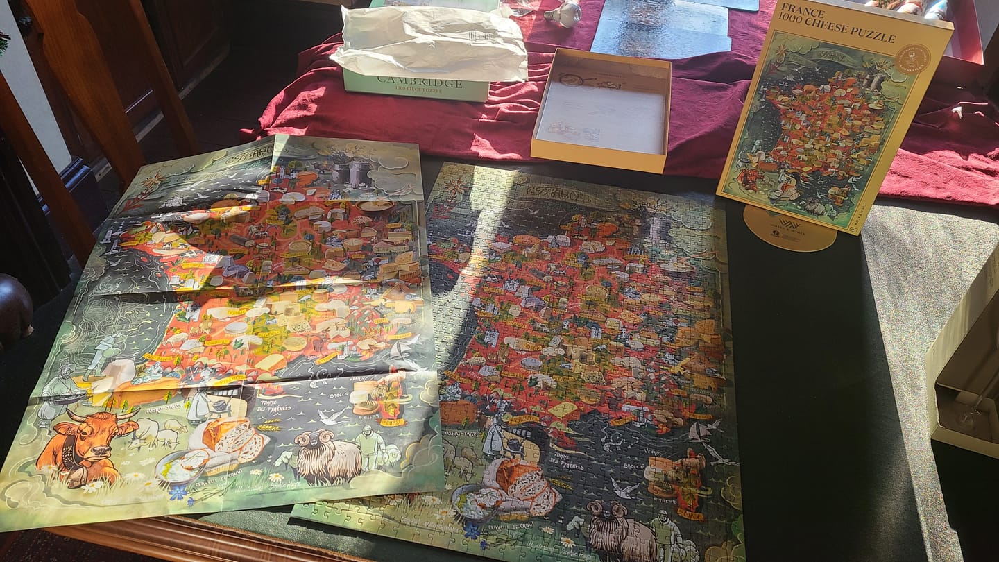 Customer photo review of Cheese Puzzle - France