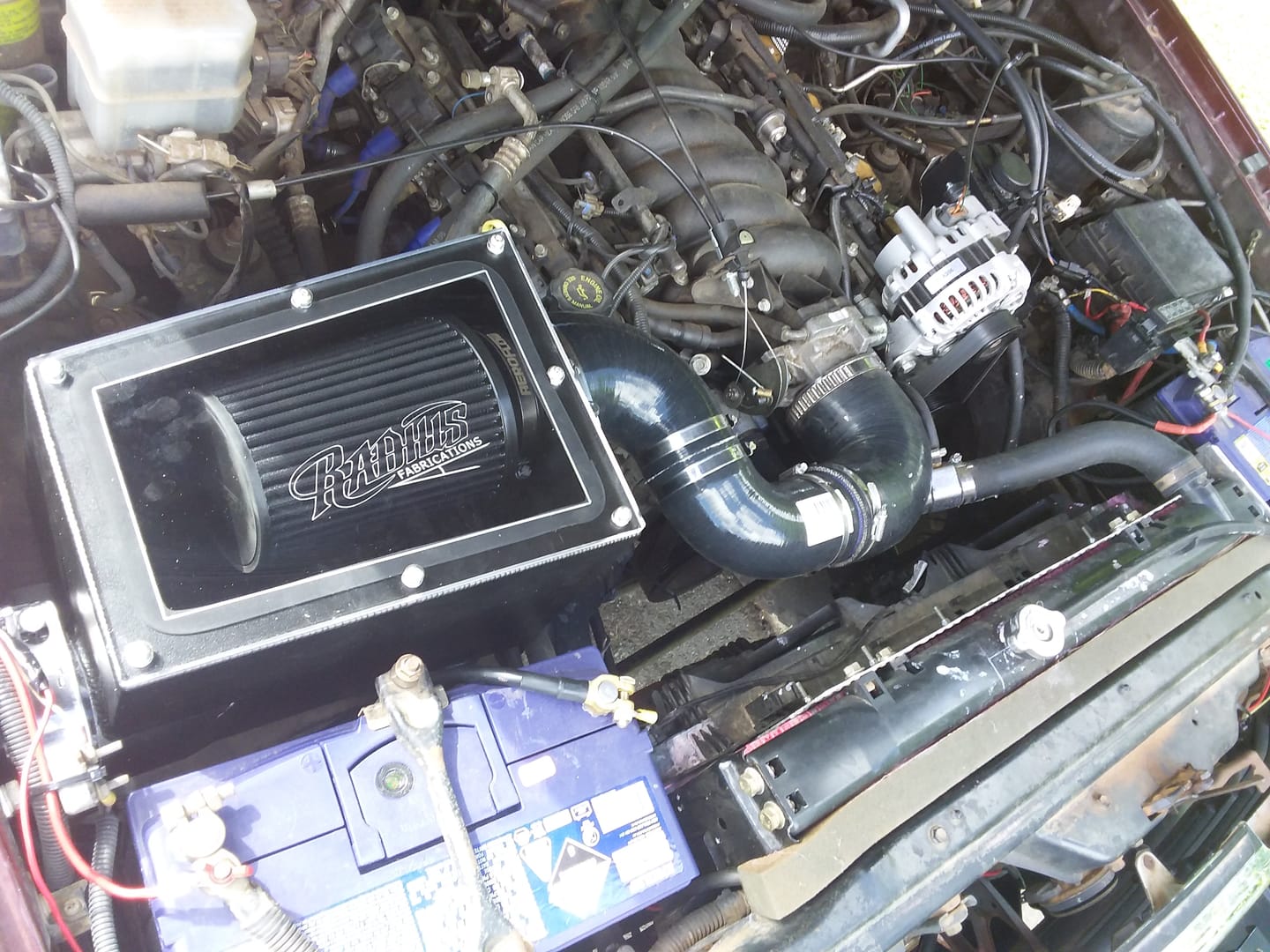 Customer photo review of 100/105 Series Pod Filter Air Box 1HZ - 1HD - 1HFTE