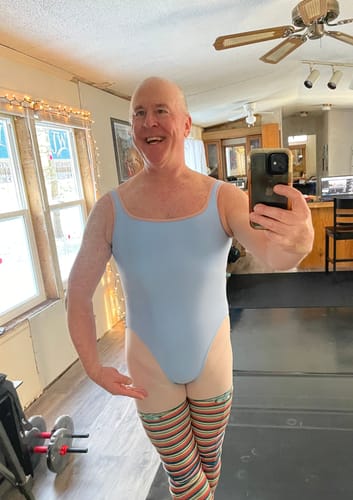 Customer photo review of Women's Seychelles Leotard - River with Oyster