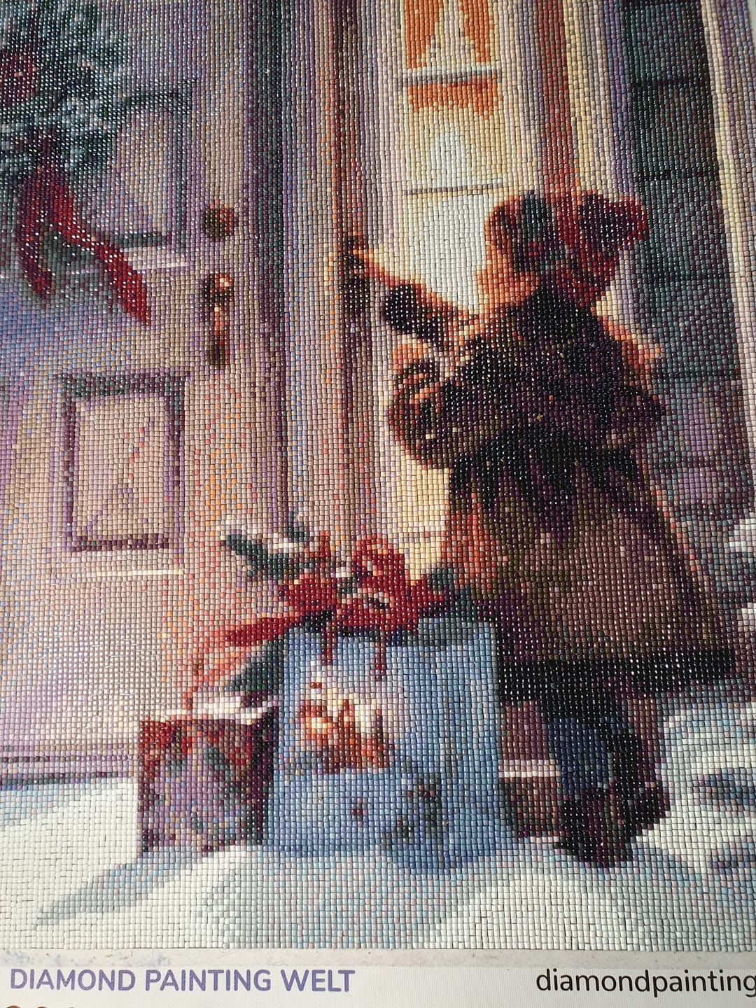 Customer photo review of Überraschungsbild - Diamond Painting