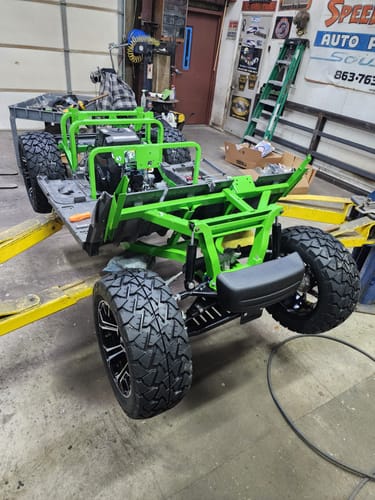 Customer photo review of Predator 22hp Installation Kit for Yamaha G29/Drive Golf Carts