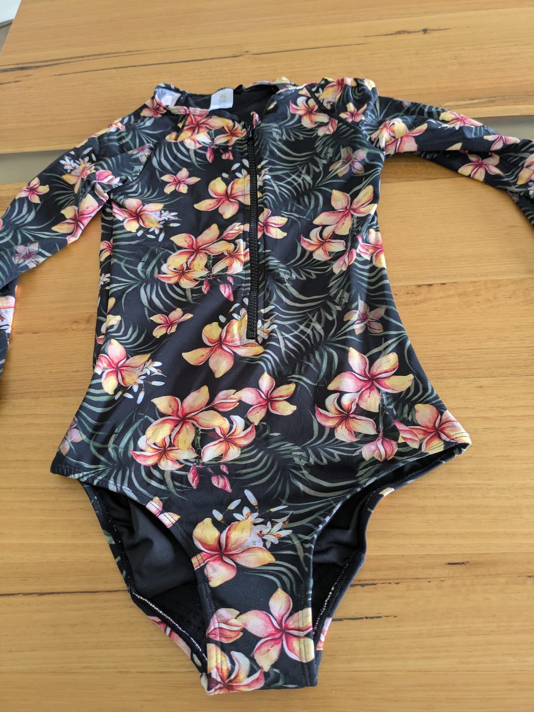 Customer photo review of Layla Teen Long Sleeve One Piece Period Swimsuit