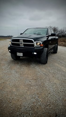 Customer photo review of Black LED Tube Projector Headlights Headlights For 2009-2018 Dodge Ram 1500 2500 3500