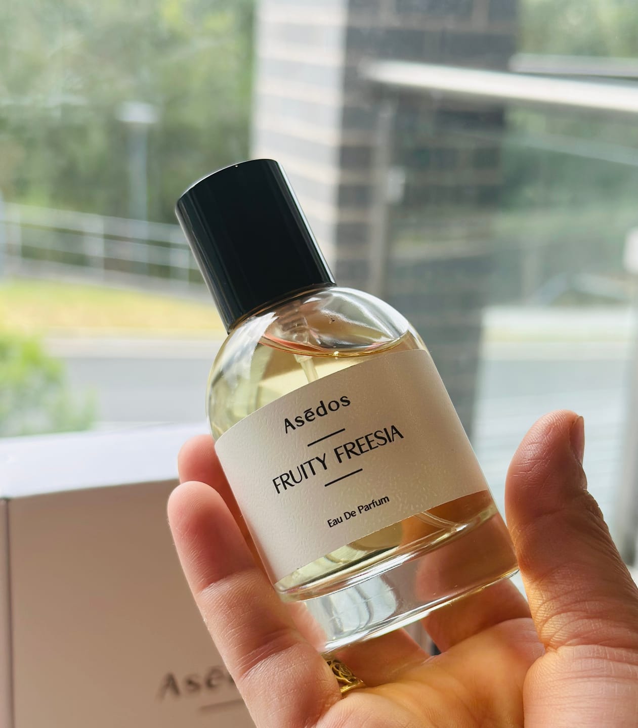 Customer photo review of FRUITY FREESIA EAU DE PARFUM