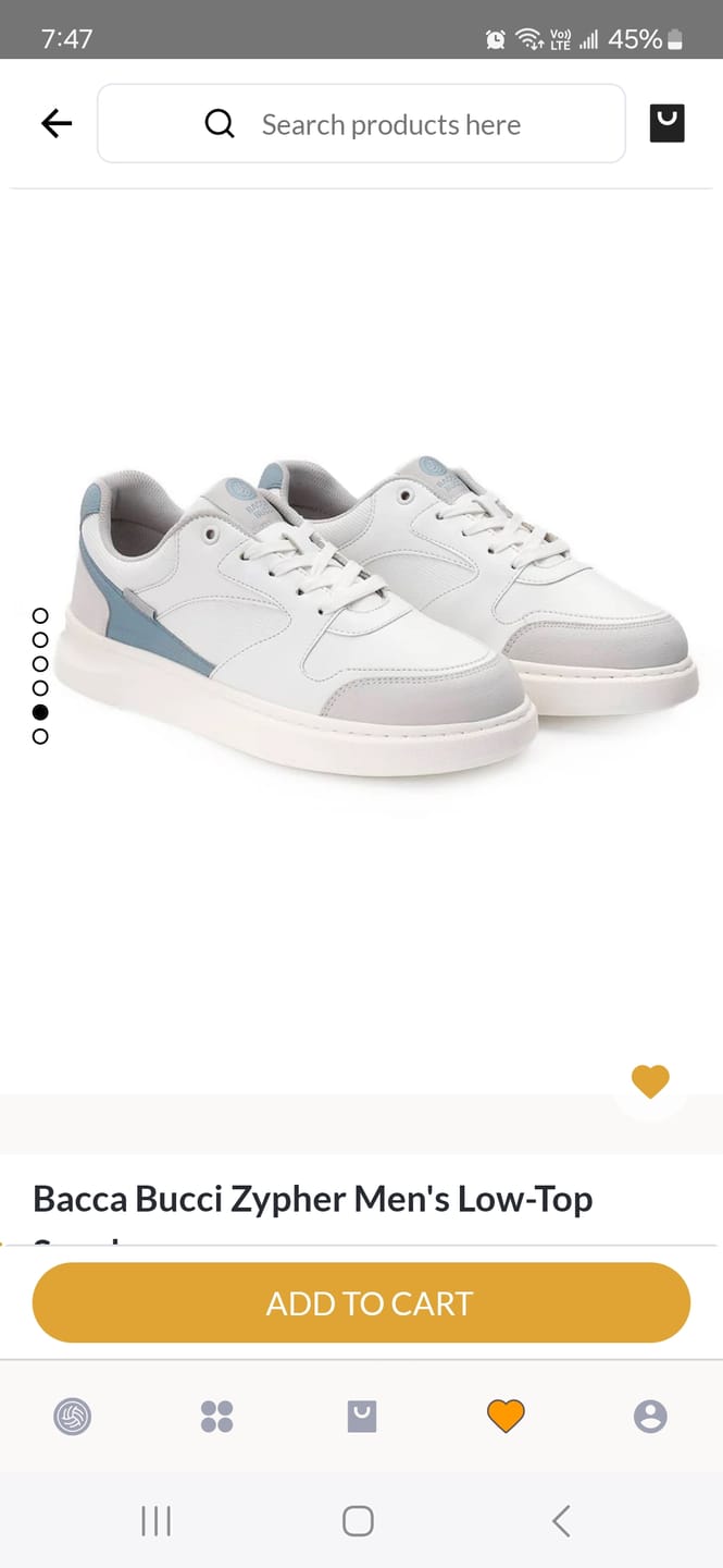 Customer photo review of Bacca Bucci Zypher Men's Low-Top Sneakers