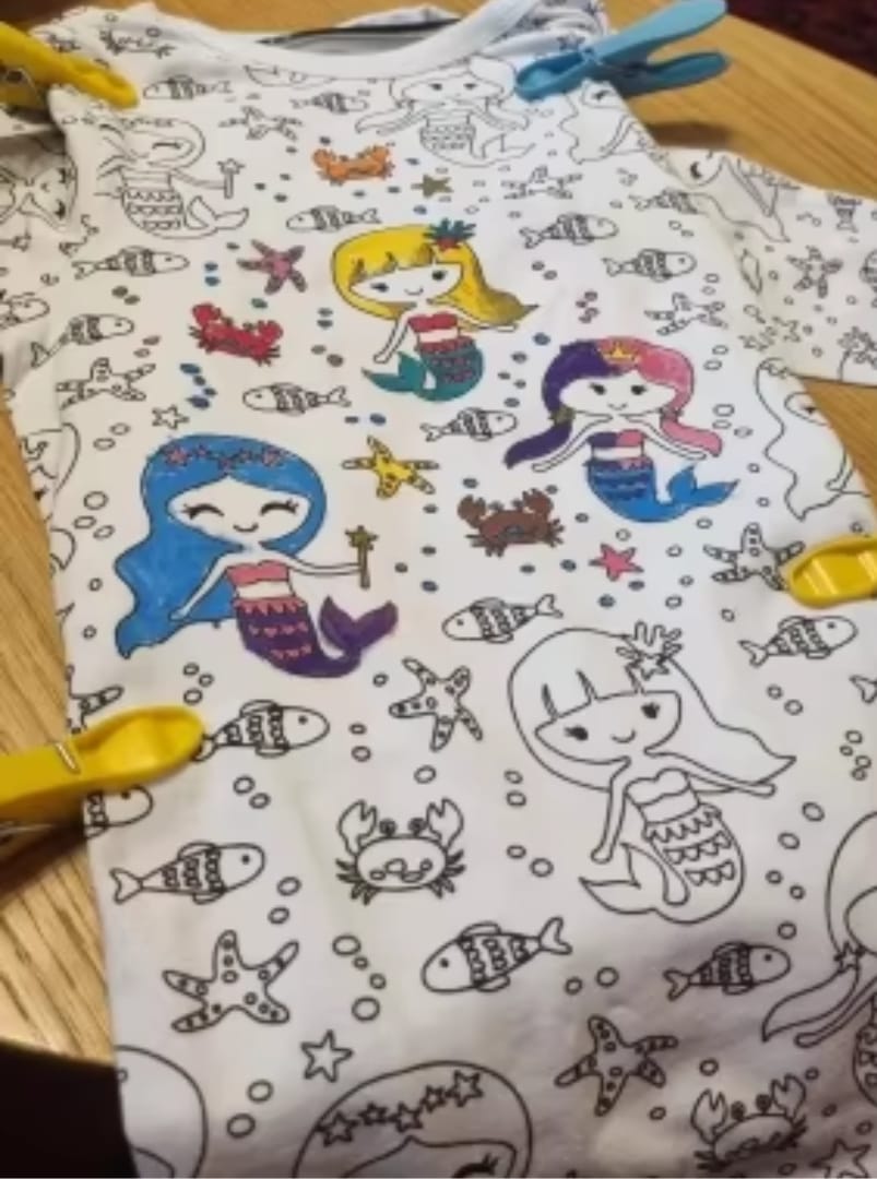Customer photo review of Kreativer Kinderpyjama – DreamArt