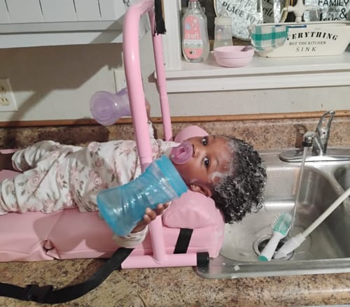 Customer photo review of Shampoo Mat Deluxe