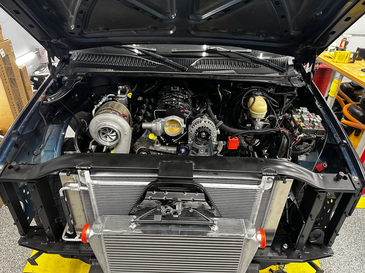 Customer photo review of LS 3" OD Billet Overdrive Alternator Pulley 6 Rib 10-10042